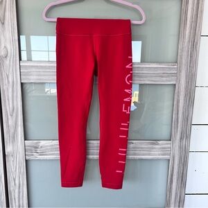 lululemon athletica Red Leggings